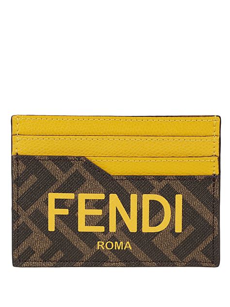 fendi cardhlolde|Fendi bifold card holder.